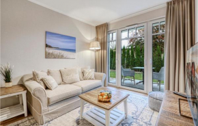 Amazing apartment in Ostseebad Boltenhagen with Sauna, WiFi and 1 Bedrooms